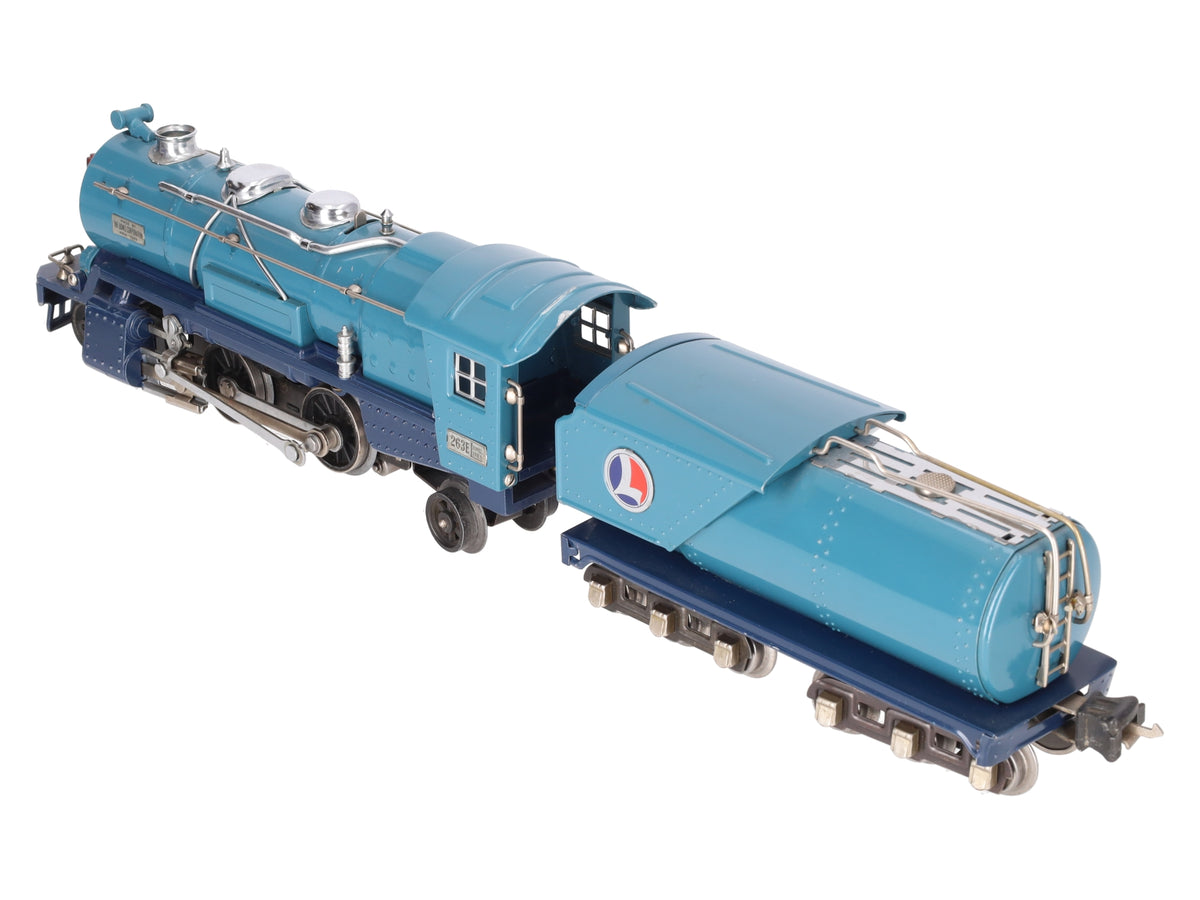Lionel 263E Vintage O Prewar Tinplate Steam Locomotive & Tender