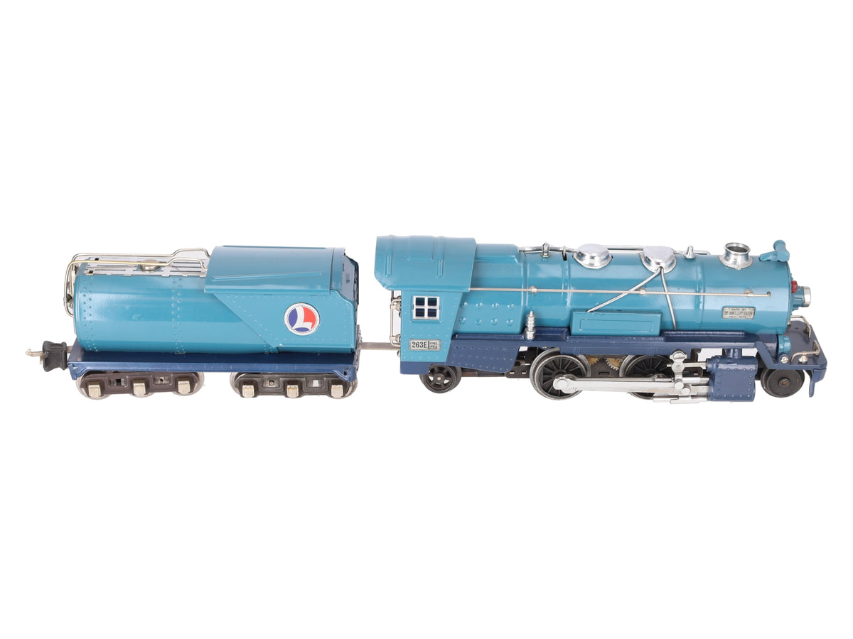 Lionel 263E Vintage O Prewar Tinplate Steam Locomotive & Tender