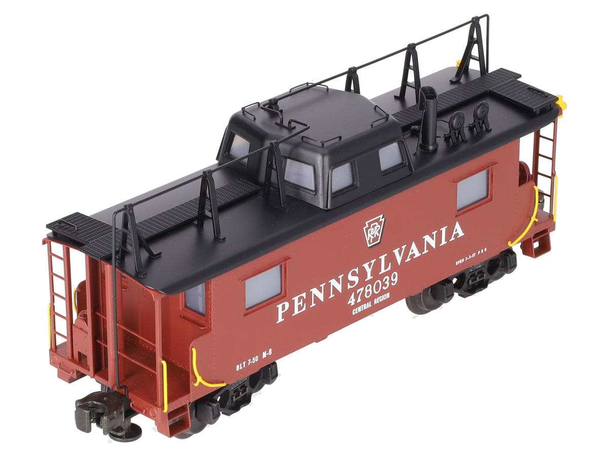 Lionel 6-51702 O Gauge BRASS Pennsylvania N-8 Smoking Caboose #478039 EX/Box