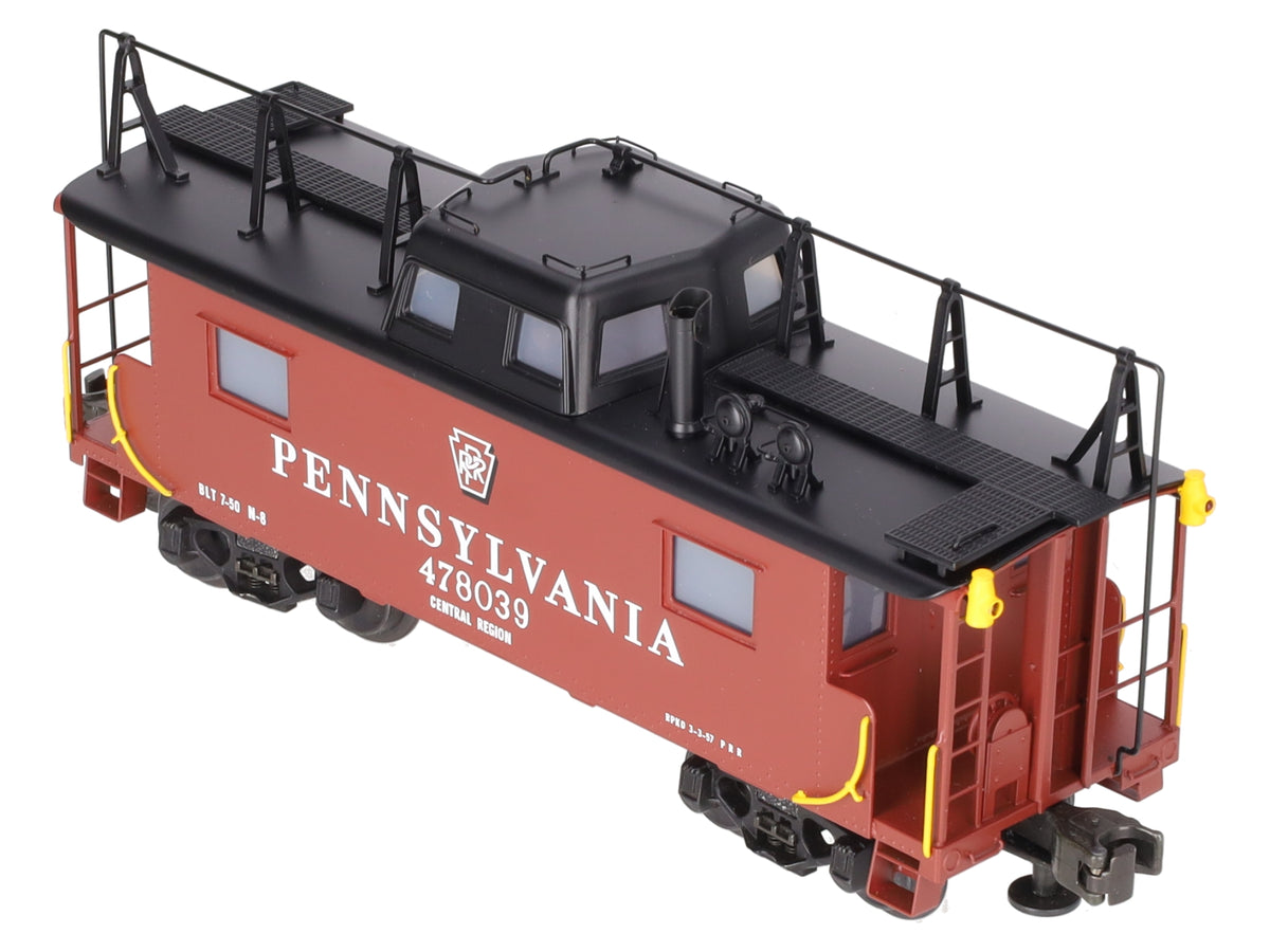 Lionel 6-51702 O Gauge BRASS Pennsylvania N-8 Smoking Caboose #478039 EX/Box