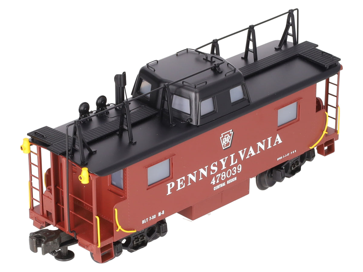 Lionel 6-51702 O Gauge BRASS Pennsylvania N-8 Smoking Caboose #478039 EX/Box
