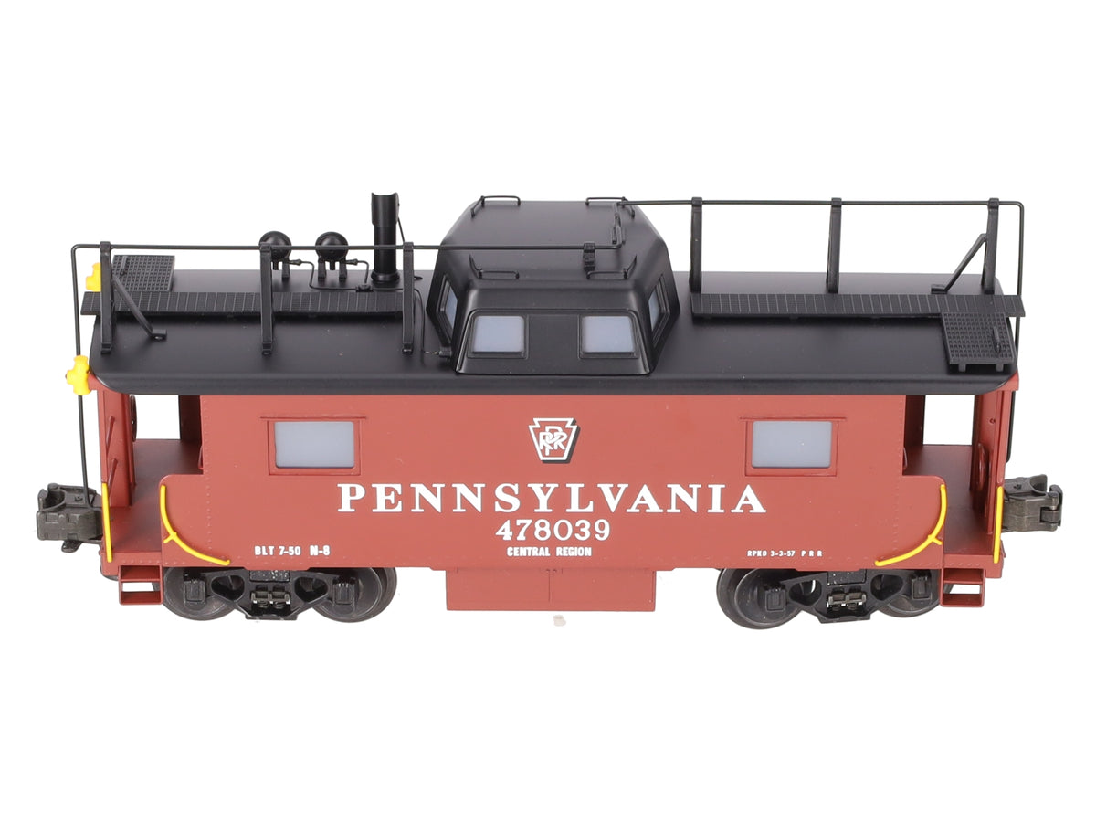 Lionel 6-51702 O Gauge BRASS Pennsylvania N-8 Smoking Caboose #478039 EX/Box
