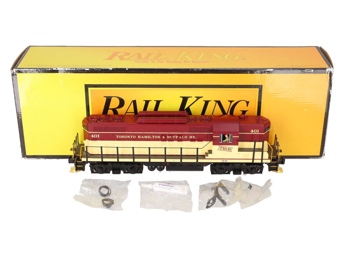 MTH 30-2982-1 O Gauge TH&B GP-9 Diesel Engine w/Proto-Sound 2.0 #401 EX/Box