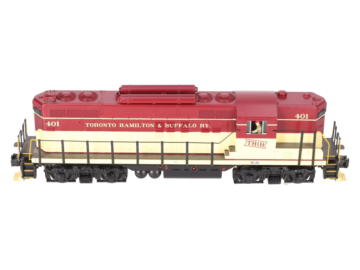 MTH 30-2982-1 O Gauge TH&B GP-9 Diesel Engine w/Proto-Sound 2.0 #401 EX/Box