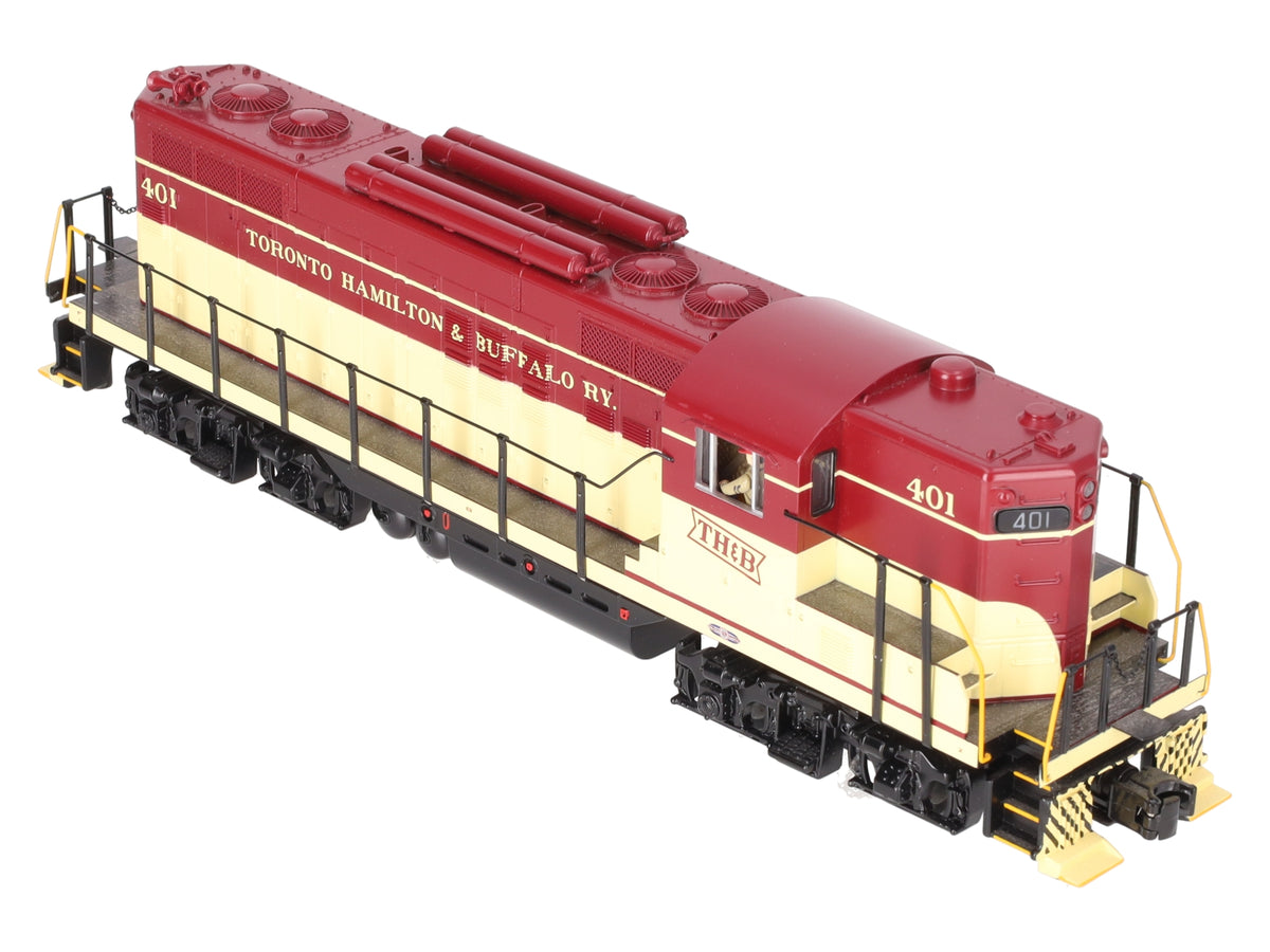 MTH 30-2982-1 O Gauge TH&B GP-9 Diesel Engine w/Proto-Sound 2.0 #401 EX/Box