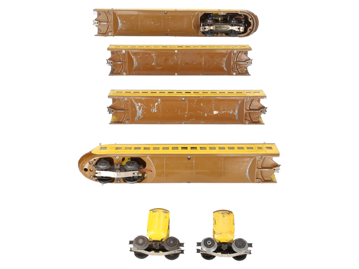 Lionel 752E Vintage O Prewar Union Pacific M10000 Streamliner Set VG