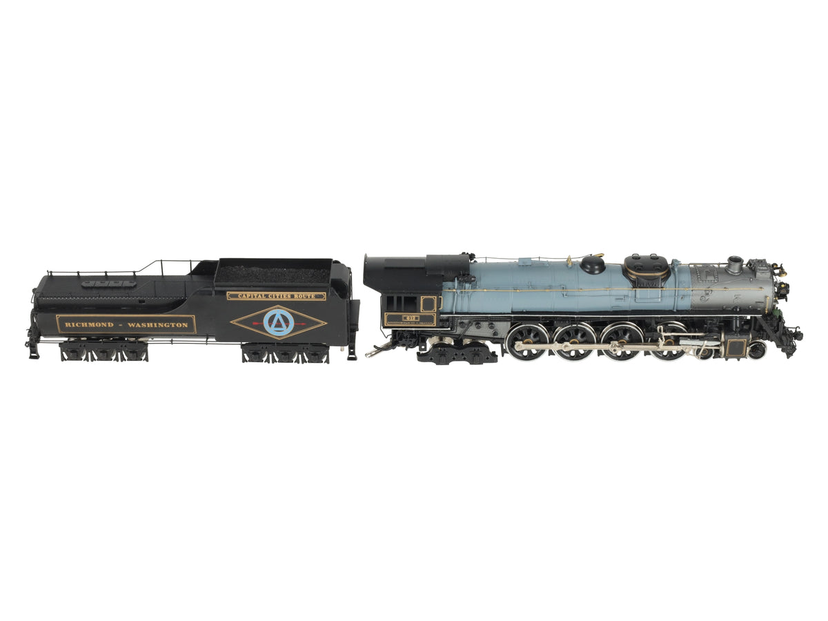 Overland 613-622 HO BRASS F&P 4-8-4 Steam Engine and Locomotive EX/Box