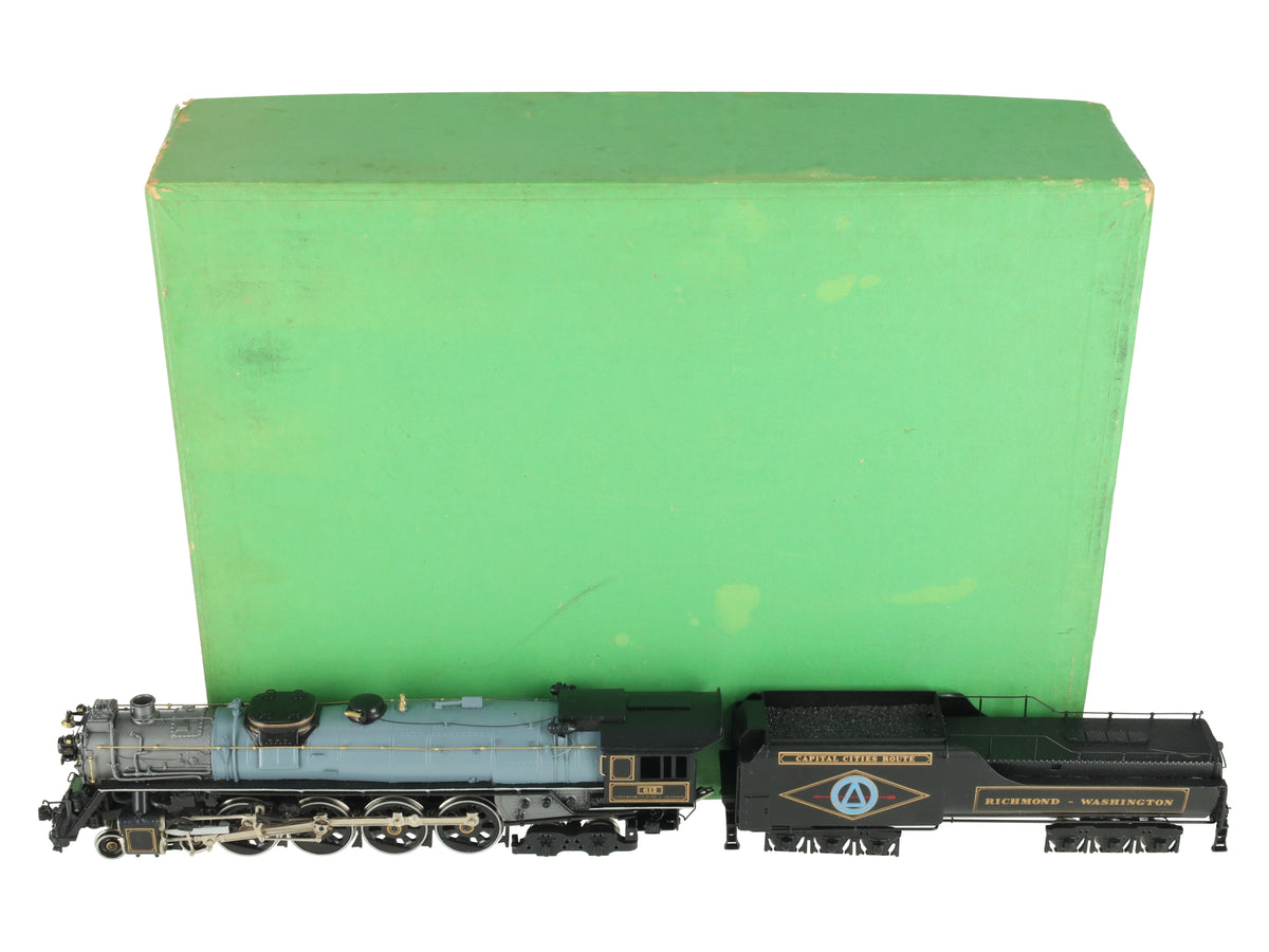 Overland 613-622 HO BRASS F&P 4-8-4 Steam Engine and Locomotive EX/Box