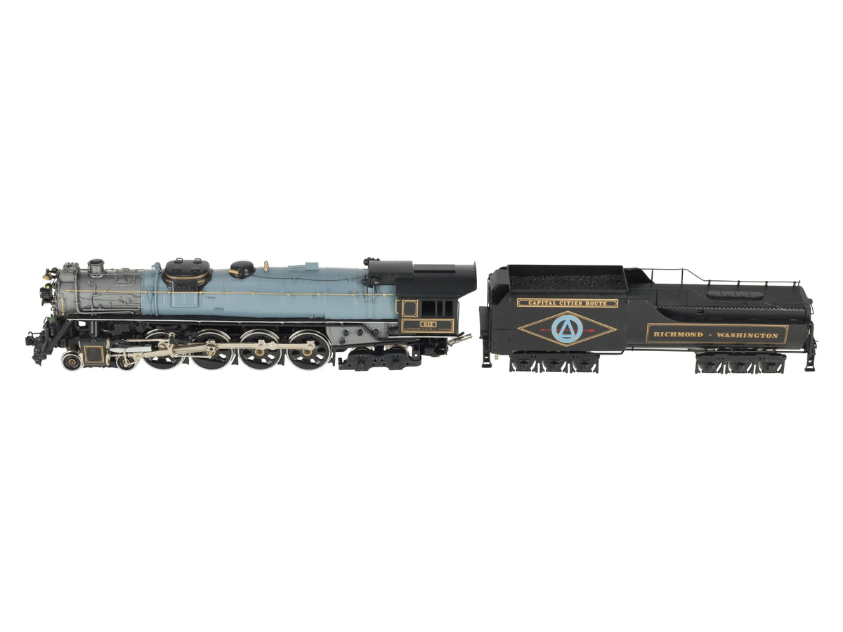 Overland 613-622 HO BRASS F&P 4-8-4 Steam Engine and Locomotive EX/Box