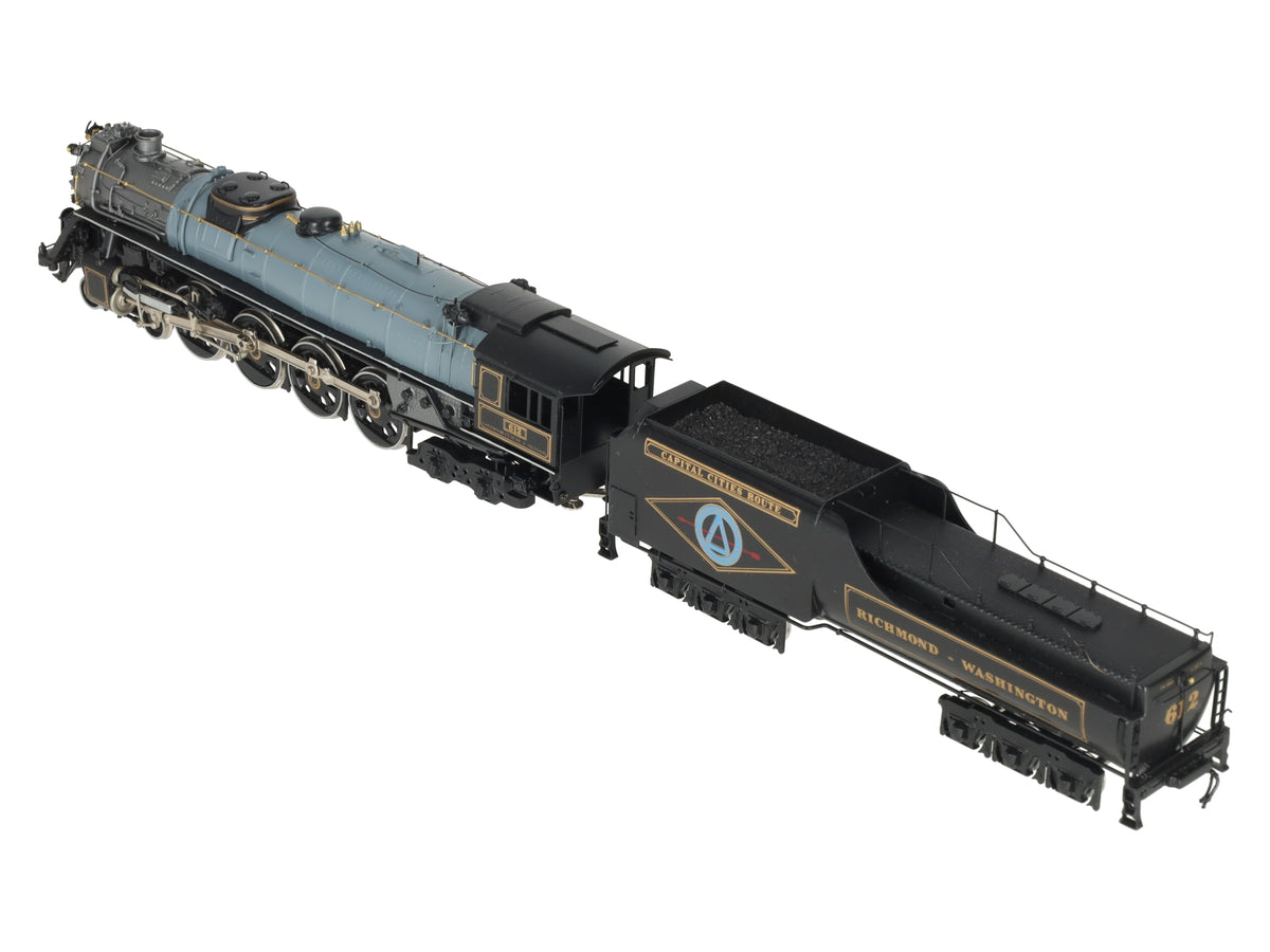 Overland 613-622 HO BRASS F&P 4-8-4 Steam Engine and Locomotive EX/Box