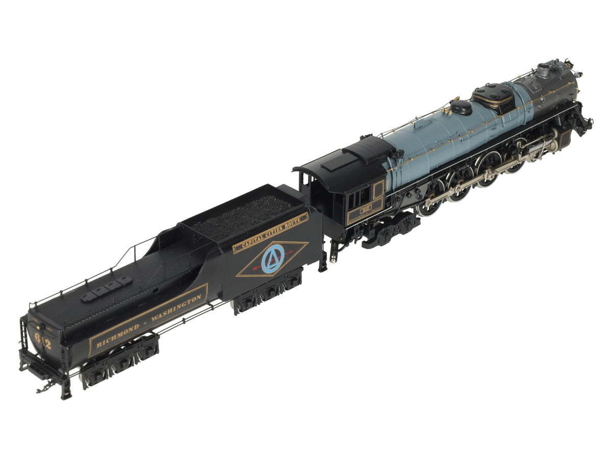 Overland 613-622 HO BRASS F&P 4-8-4 Steam Engine and Locomotive EX/Box