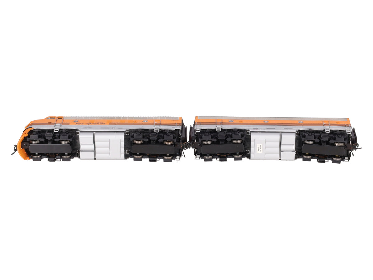 Broadway Limited 408 HO D&RGW EMD F7 Powered AB Diesel Locomotive #5571/#5572 LN/Box