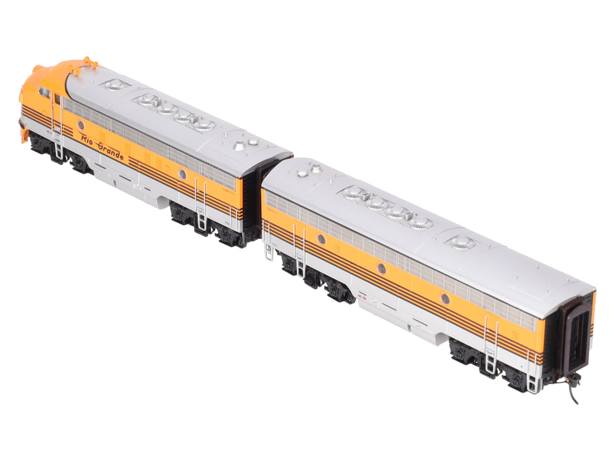 Broadway Limited 408 HO D&RGW EMD F7 Powered AB Diesel Locomotive #5571/#5572 LN/Box