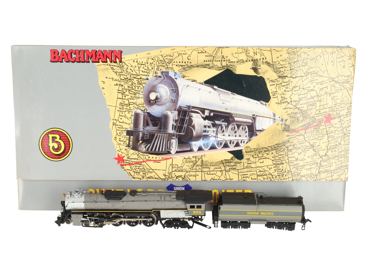 Bachmann 41-0535-01 HO Union Pacific Overland 4-8-4 Steam Loco & Tender #806 EX/Box