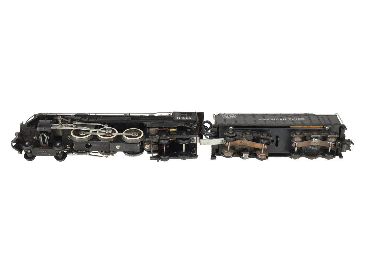 American Flyer K325 Vintage S New York Central 4-6-4 Steam Locomotive & Tender EX
