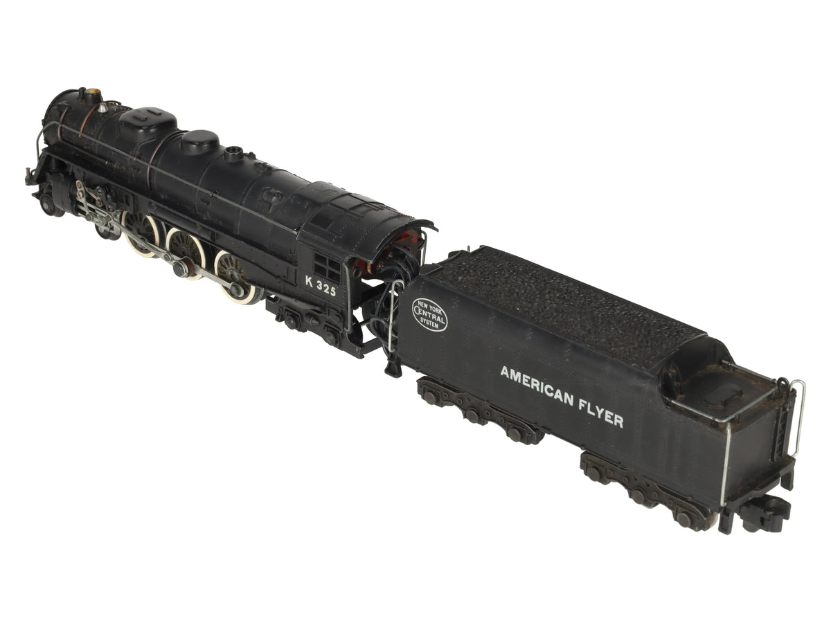 American Flyer K325 Vintage S New York Central 4-6-4 Steam Locomotive & Tender EX