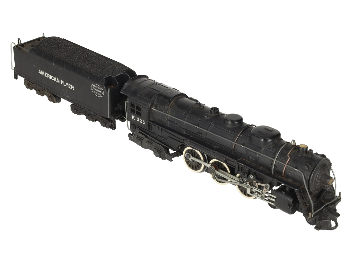 American Flyer K325 Vintage S New York Central 4-6-4 Steam Locomotive & Tender EX