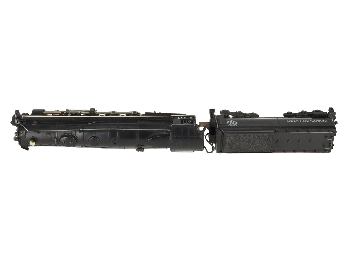 American Flyer K335 Vintage S Union Pacific 4-8-4 Steam Locomotive & Tender VG