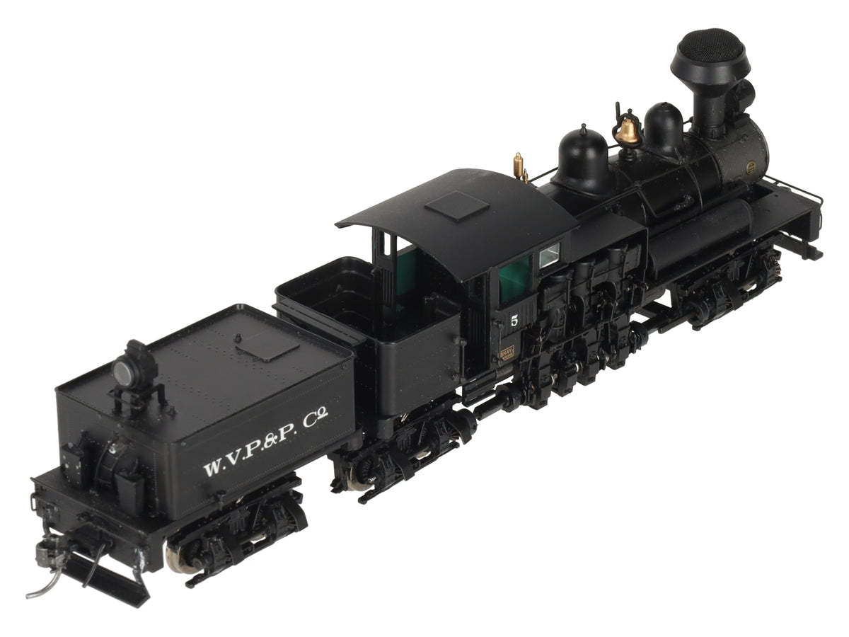 Bachmann 81909 HO W.V.P.&P. Co 80-Ton 3 Truck Shay Steam Locomotive #5 EX/Box