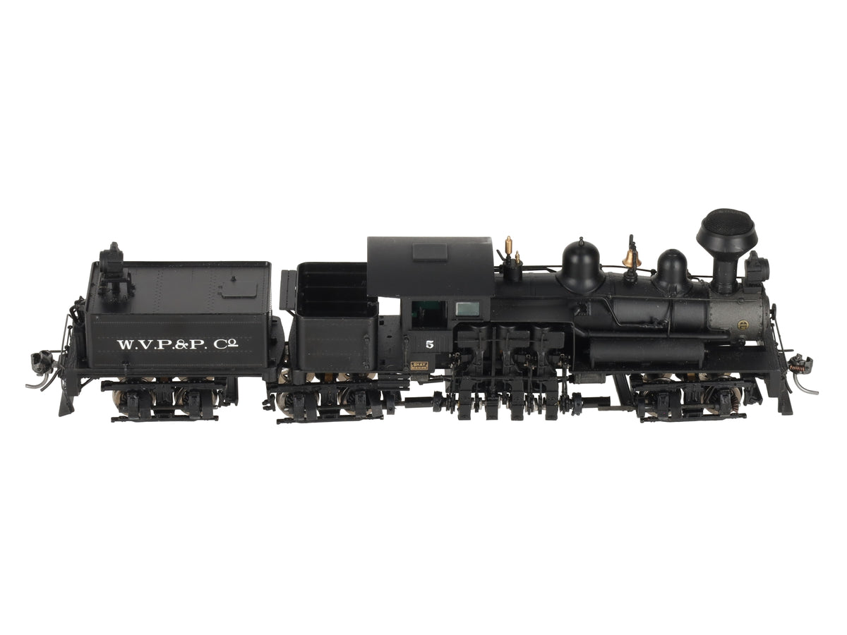Bachmann 81909 HO W.V.P.&P. Co 80-Ton 3 Truck Shay Steam Locomotive #5 EX/Box