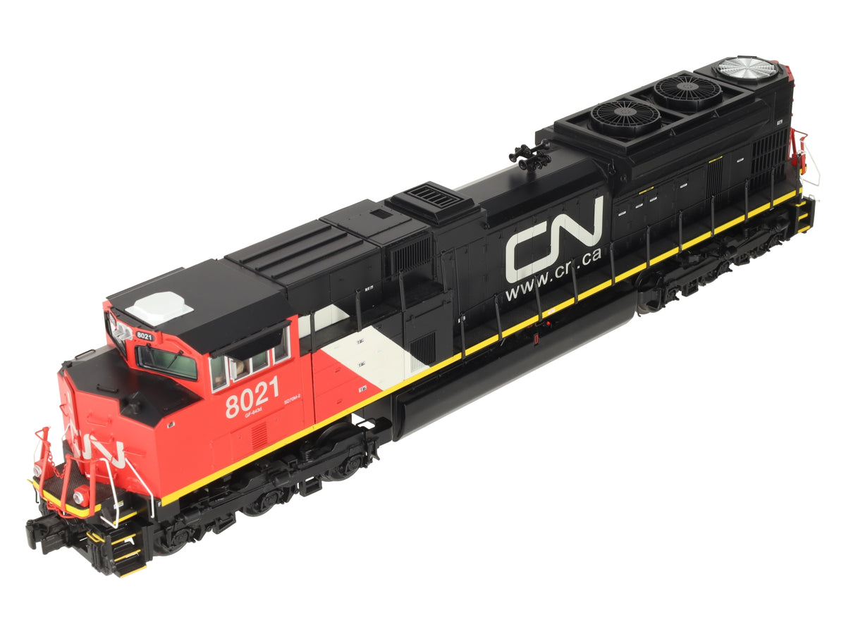 MTH 20-20743-1 O Gauge CN SD70M-2 Diesel Locomotive #8021 w/PS3 (Hi-Rail Wheels) EX/Box