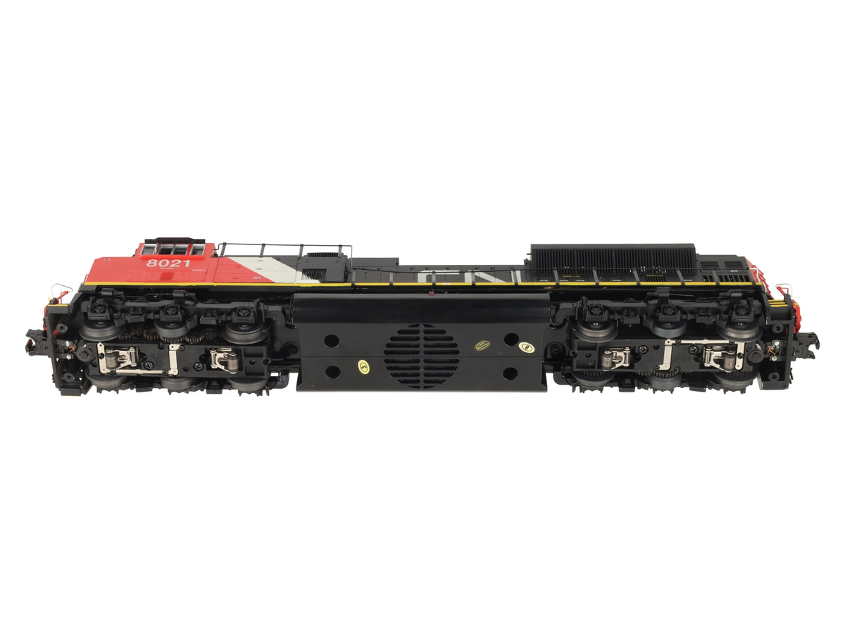 MTH 20-20743-1 O Gauge CN SD70M-2 Diesel Locomotive #8021 w/PS3 (Hi-Rail Wheels) EX/Box