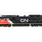 MTH 20-20743-1 O Gauge CN SD70M-2 Diesel Locomotive #8021 w/PS3 (Hi-Rail Wheels) EX/Box