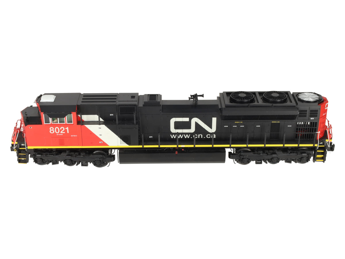 MTH 20-20743-1 O Gauge CN SD70M-2 Diesel Locomotive #8021 w/PS3 (Hi-Rail Wheels) EX/Box