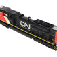 MTH 20-20743-1 O Gauge CN SD70M-2 Diesel Locomotive #8021 w/PS3 (Hi-Rail Wheels) EX/Box