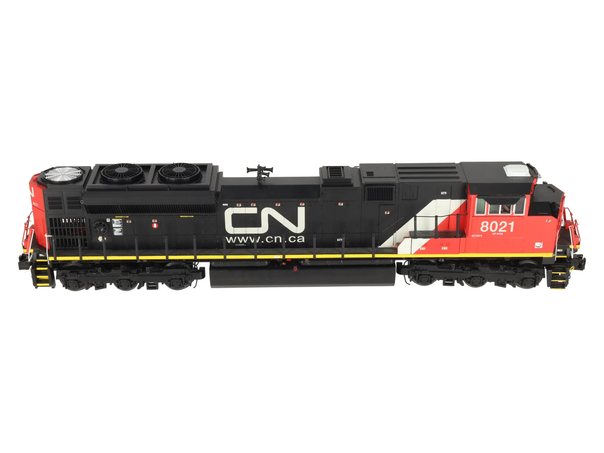 MTH 20-20743-1 O Gauge CN SD70M-2 Diesel Locomotive #8021 w/PS3 (Hi-Rail Wheels) EX/Box