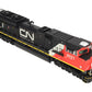 MTH 20-20743-1 O Gauge CN SD70M-2 Diesel Locomotive #8021 w/PS3 (Hi-Rail Wheels) EX/Box