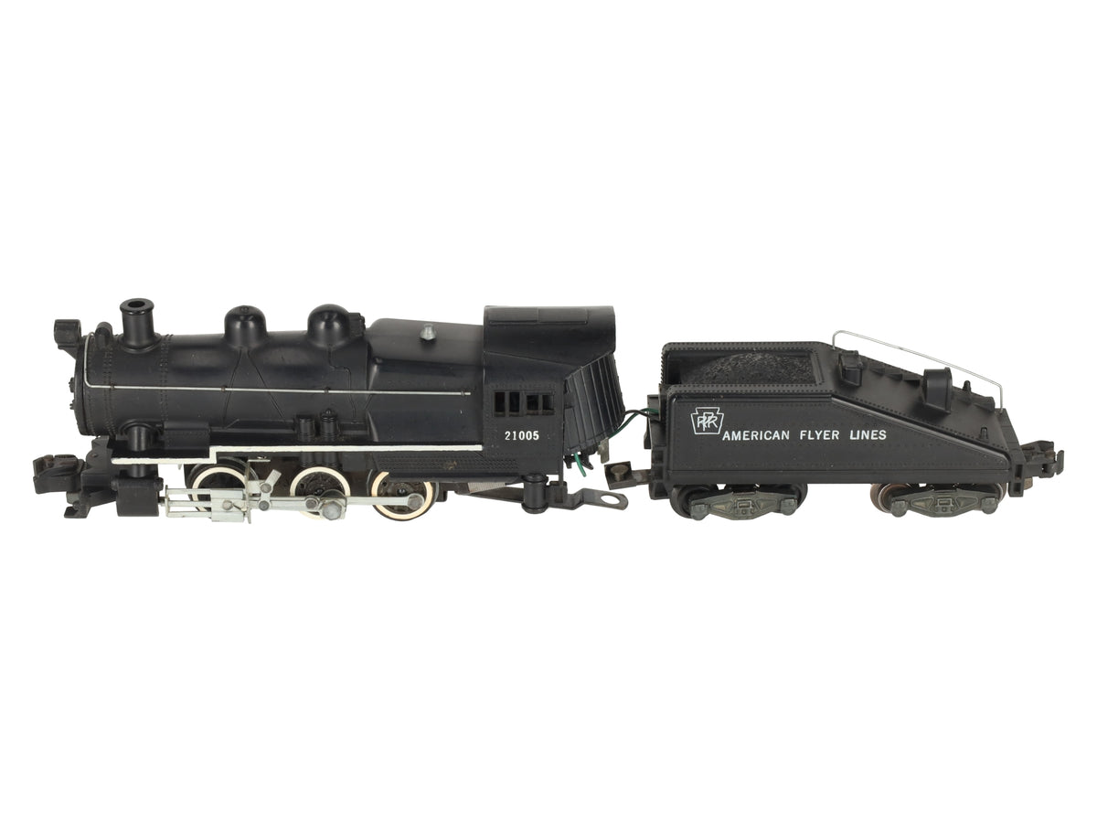 American Flyer 21005 Vintage S 0-6-0 Steam Switcher & Tender VG
