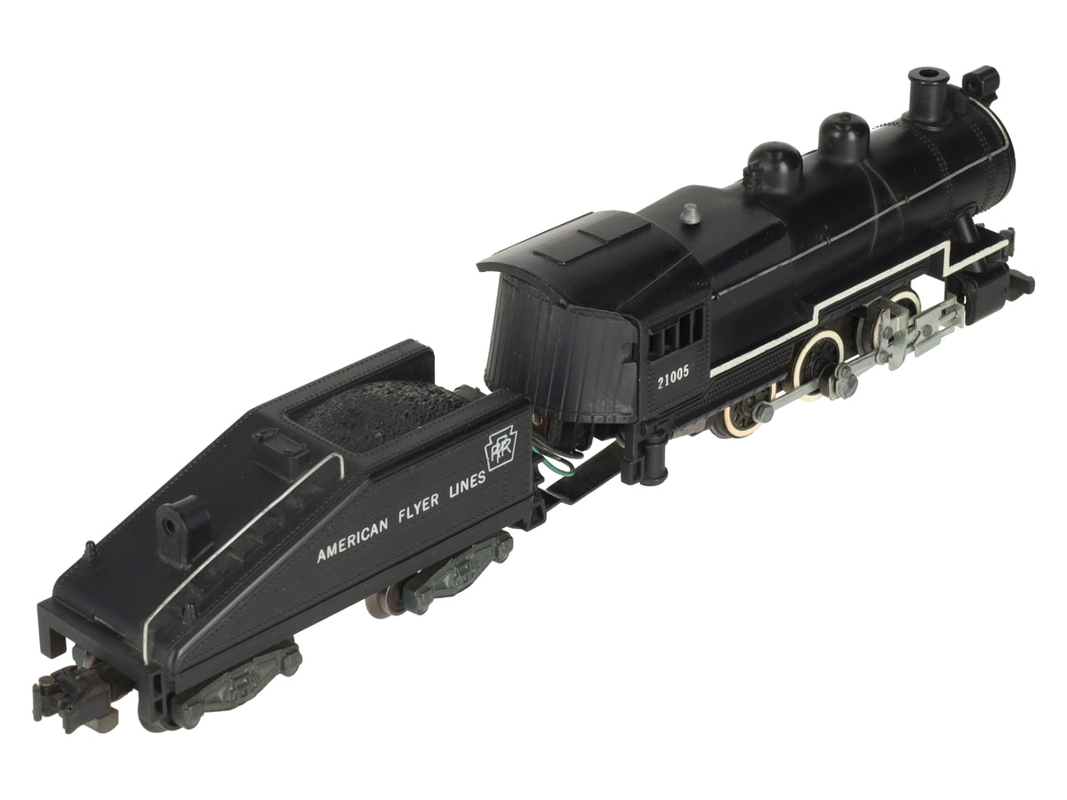 American Flyer 21005 Vintage S 0-6-0 Steam Switcher & Tender VG
