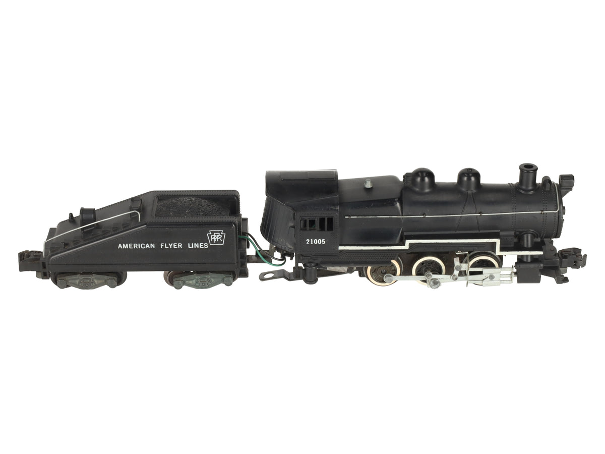 American Flyer 21005 Vintage S 0-6-0 Steam Switcher & Tender VG