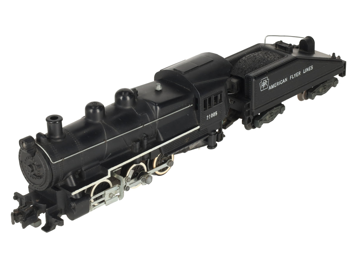 American Flyer 21005 Vintage S 0-6-0 Steam Switcher & Tender VG