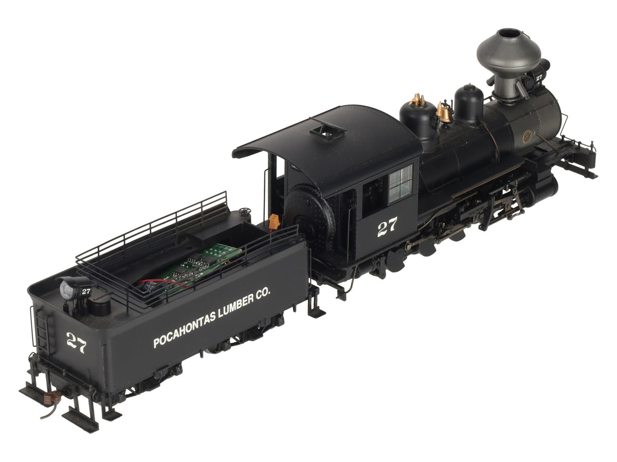 Bachmann 25960 On30 Pocahontas Lumber Co. 2-8-0 Steam Locomotive #27 w/DCC VG/Box
