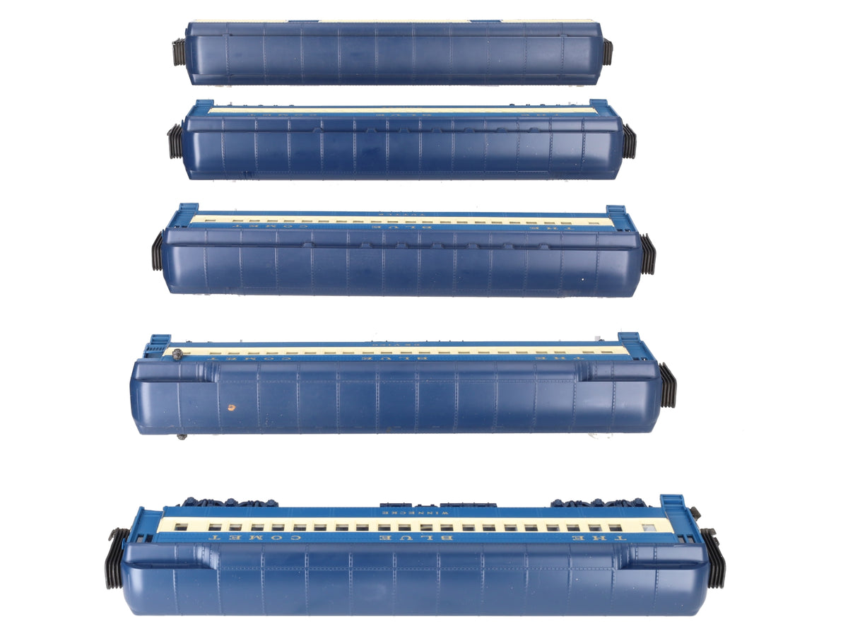 MTH 20-4021 O Gauge Jersey Central 70' Madison Passenger Car Set (Set of 5) VG/Box