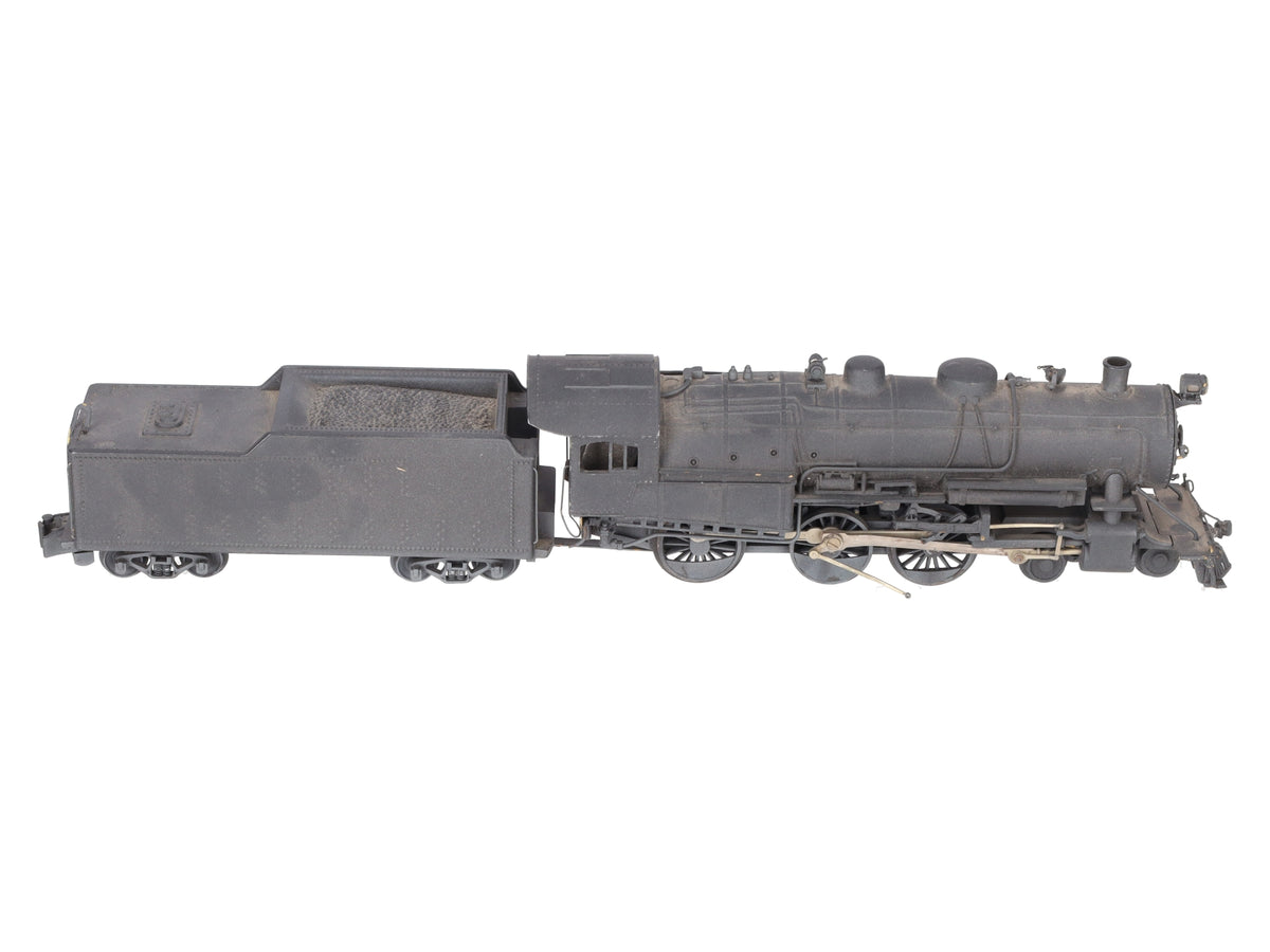 S Scale Diecast & BRASS 4-6-0 Steam Locomotive & Tender - Painted