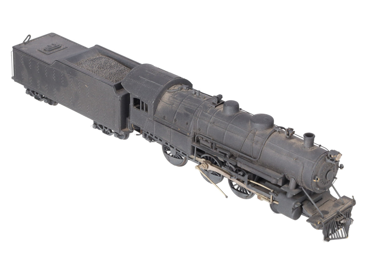 S Scale Diecast & BRASS 4-6-0 Steam Locomotive & Tender - Painted