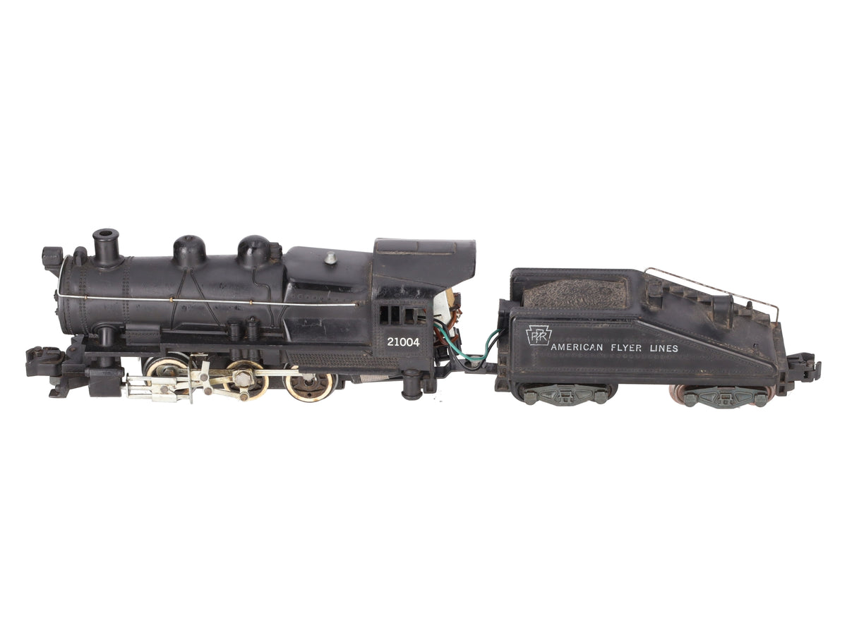 American Flyer 21004 Vintage S 0-6-0 Steam Switcher & Tender VG