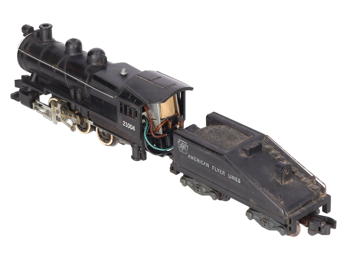 American Flyer 21004 Vintage S 0-6-0 Steam Switcher & Tender VG