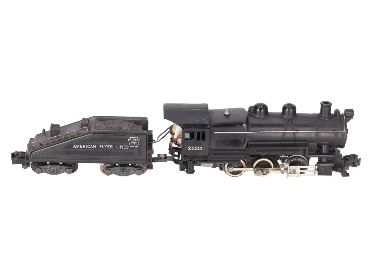 American Flyer 21004 Vintage S 0-6-0 Steam Switcher & Tender VG