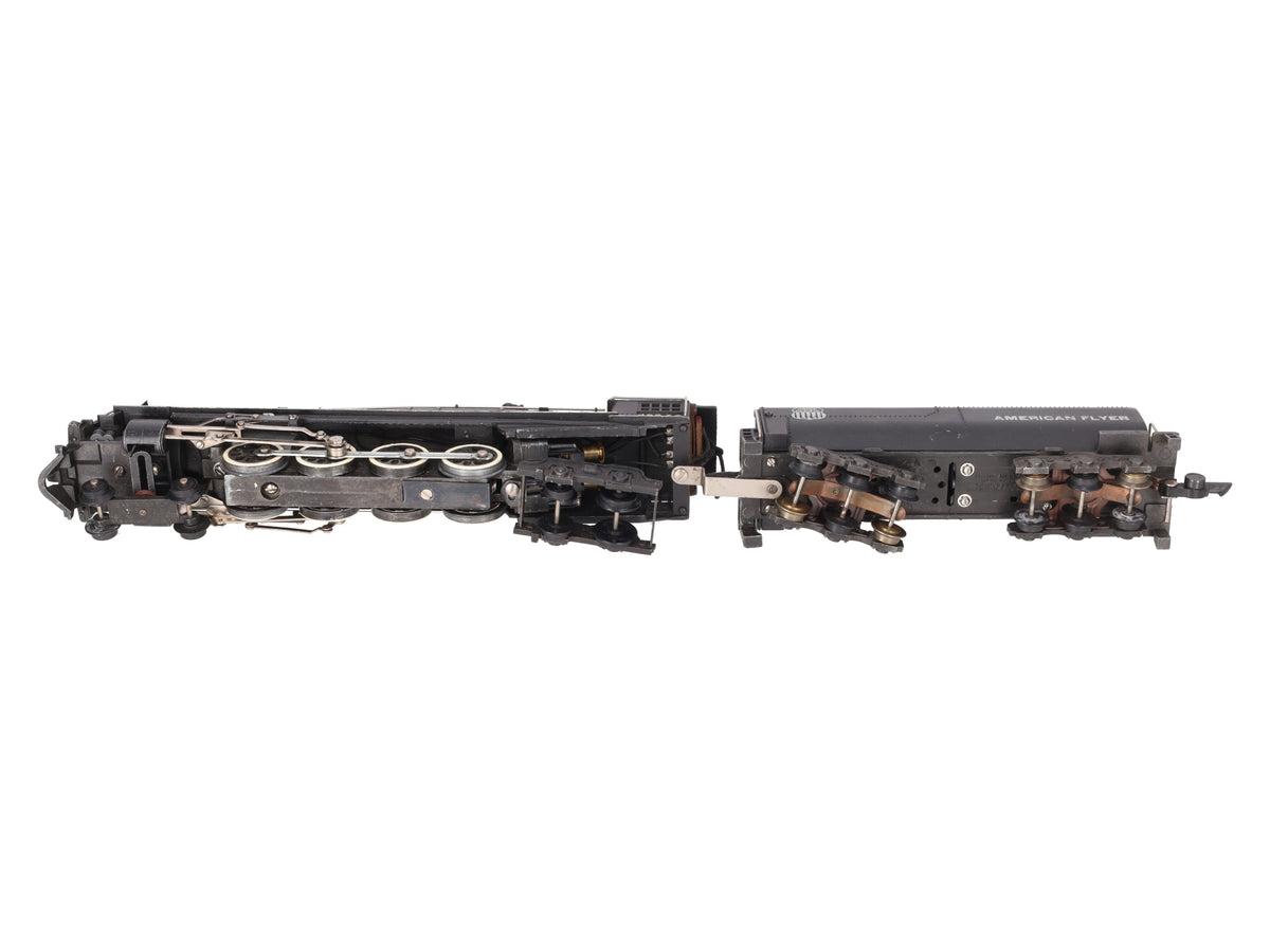 American Flyer 332AC Vintage S Union Pacific 4-8-4 Steam Locomotive and Tender VG