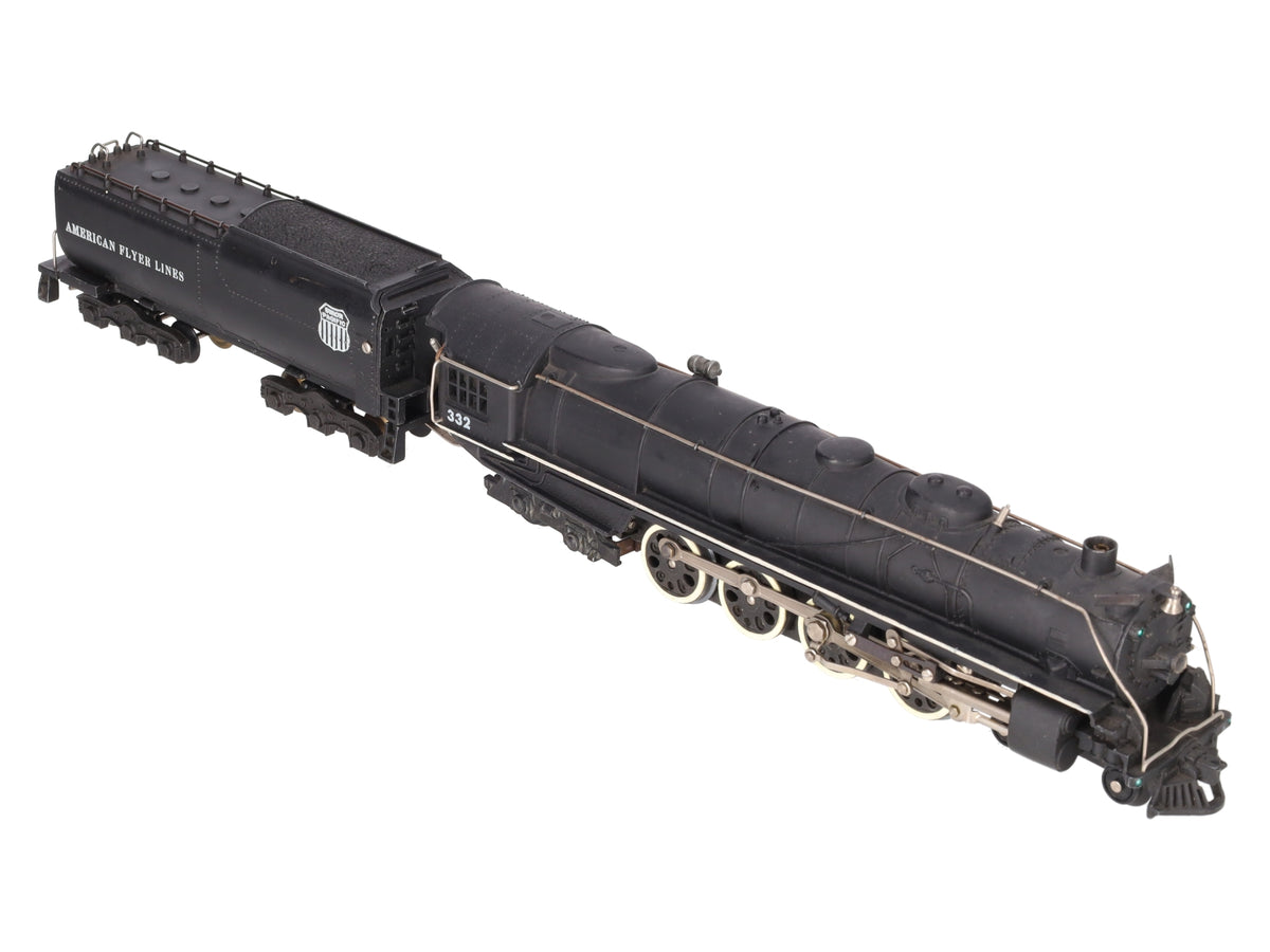 American Flyer 332 Vintage S Union Pacific 4-8-4 Steam Locomotive & Tender VG