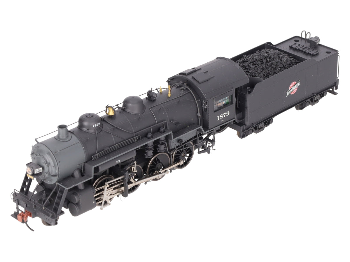 S-Helper 01776 S Gauge C&NW 2-8-0 Steam Locomotive & Tender w/ DCC #1879 VG/Box