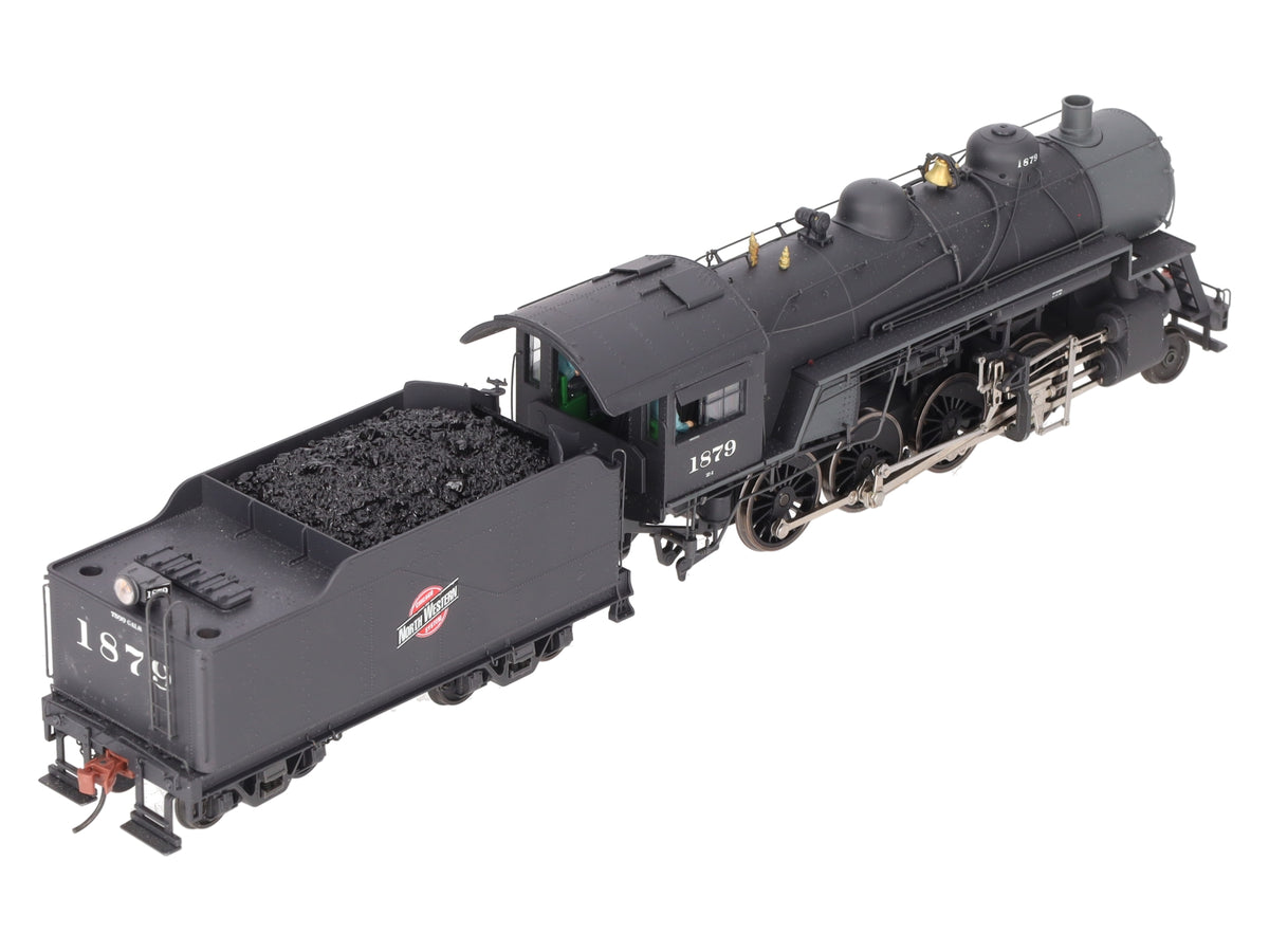 S-Helper 01776 S Gauge C&NW 2-8-0 Steam Locomotive & Tender w/ DCC #1879 VG/Box