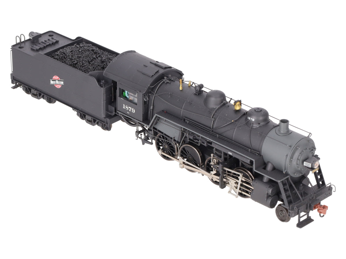 S-Helper 01776 S Gauge C&NW 2-8-0 Steam Locomotive & Tender w/ DCC #1879 VG/Box