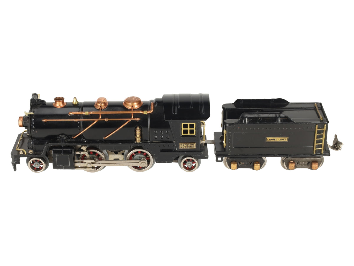Lionel 262 Vintage O Prewar 2-4-2 Steam Locomotive & Tender