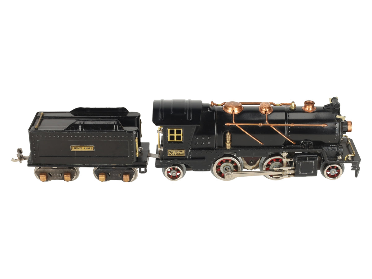 Lionel 262 Vintage O Prewar 2-4-2 Steam Locomotive & Tender