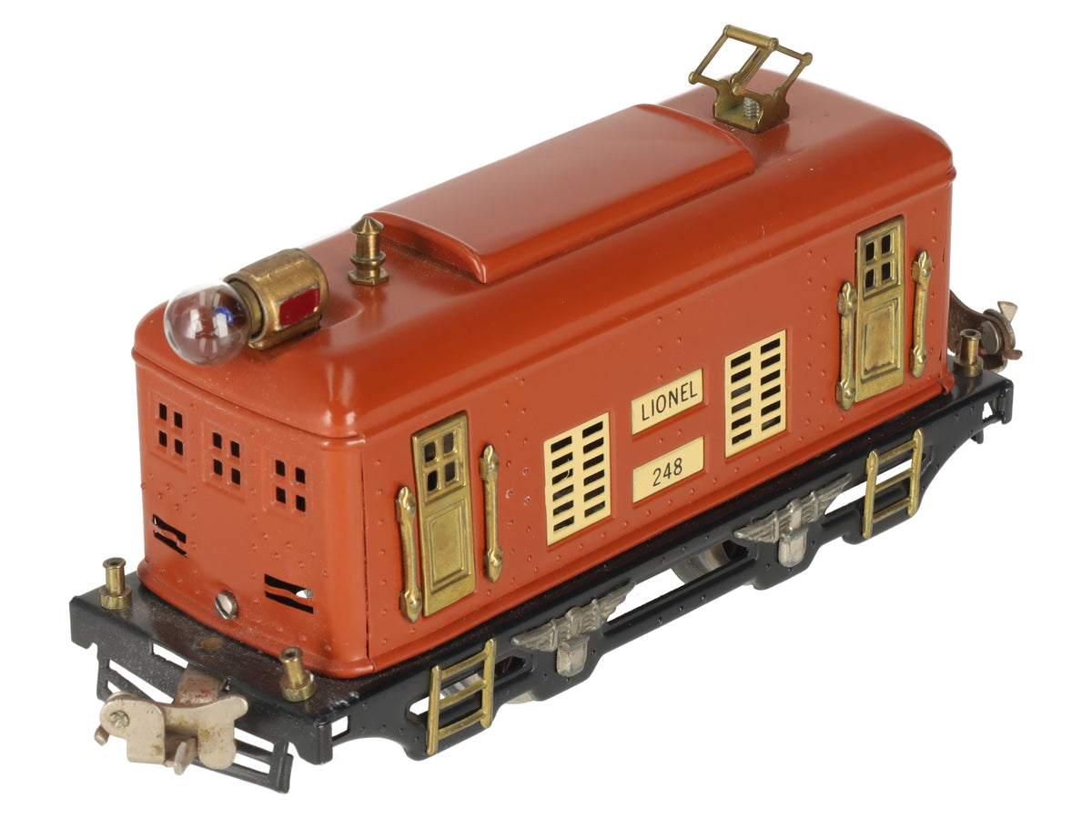 Lionel 248 Vintage O 0-4-0 Tinplate Powered Electric Locomotive